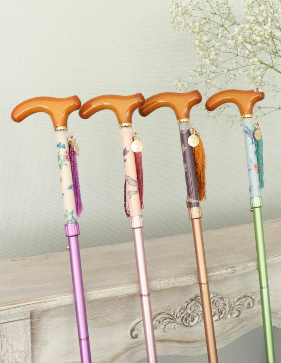 折りたたみ杖（オリジナルポーチ付）女性用 BONBON STICK SGマーク取得