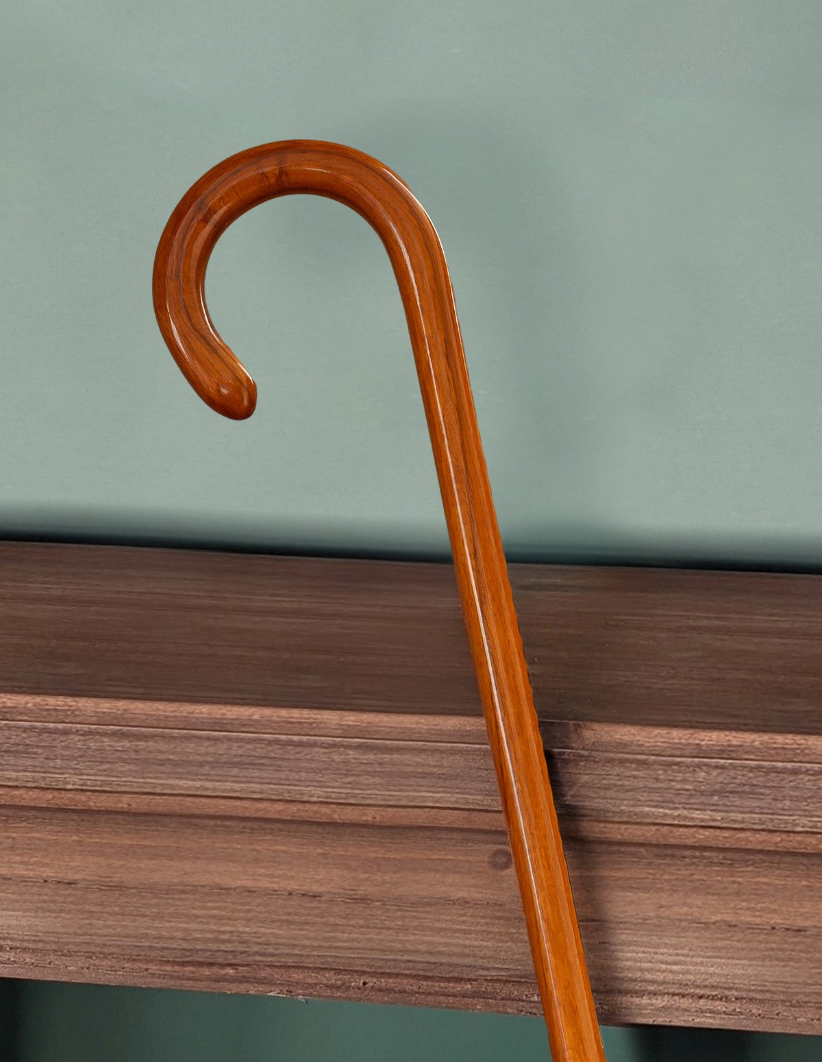 メンズ　おしゃれ杖 木製杖 オーダーハンドメイド 白樫 大曲り