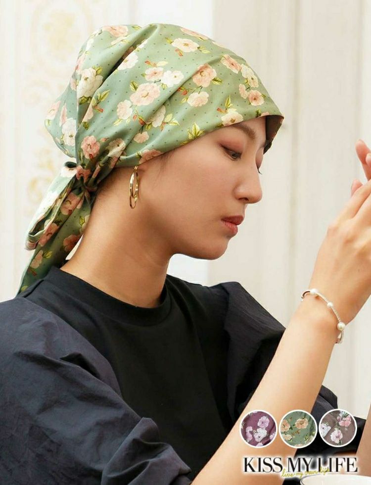 医療用帽子　オードリー　プチブーケ