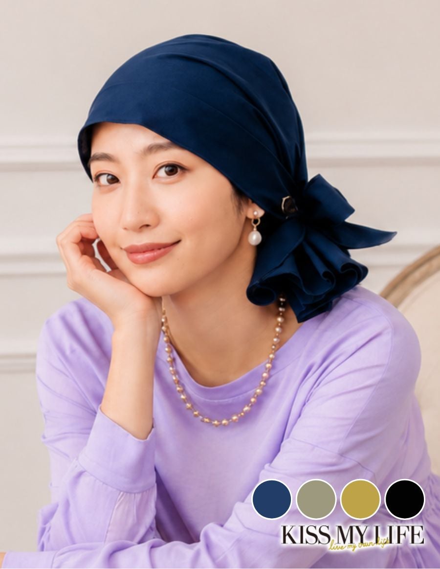医療用帽子(ケア帽子) -Karina- バンダナタイプ/無地