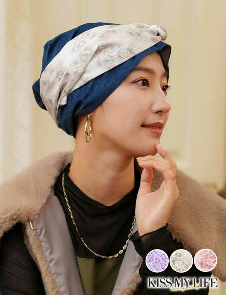 医療用帽子　オードリー　みすゞうた　花火