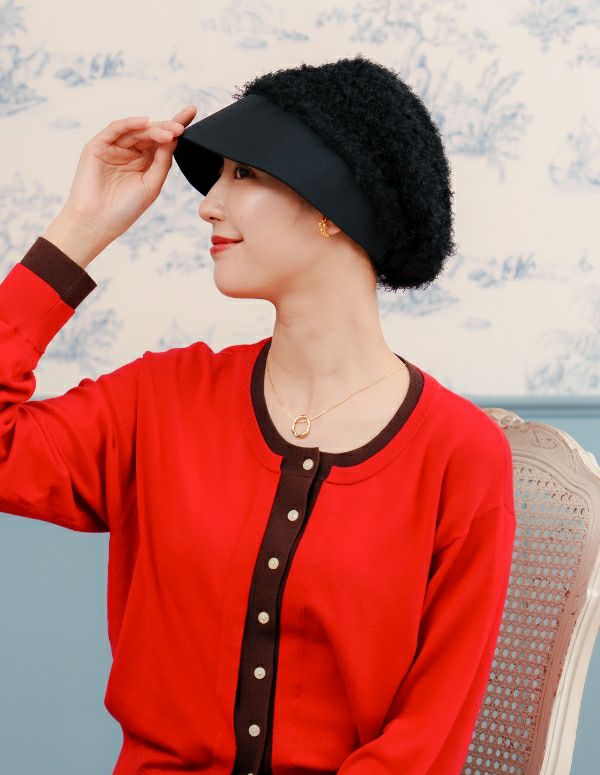 医療用帽子(ケア帽子) -Jean- つば付きタイプ/リングファー