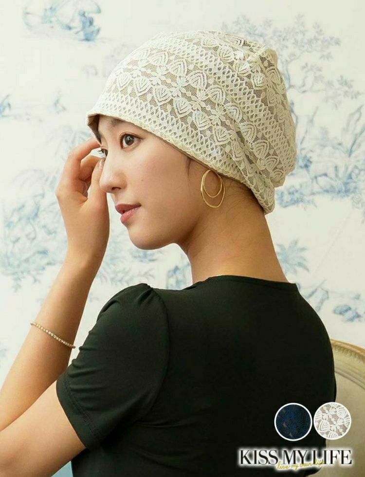 夏の治療乗り切りセット　医療用帽子(ケア帽子)グレースレース