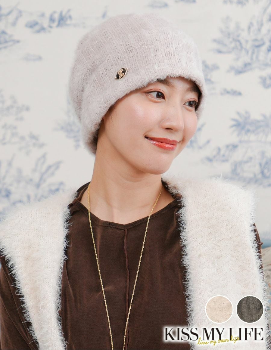 医療用帽子(ケア帽子) -Jean- モヘアニット | KISS MY LIFE【公式