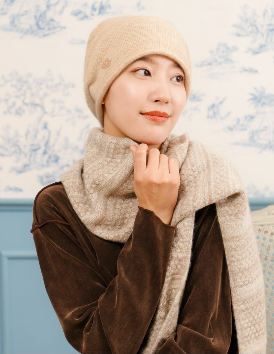 医療用帽子(ケア帽子) -Jean- カシミア Basic