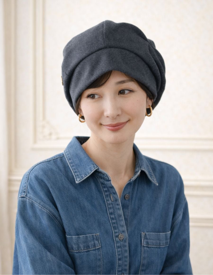 医療用帽子(ケア帽子) -Jean- Atelier Beret