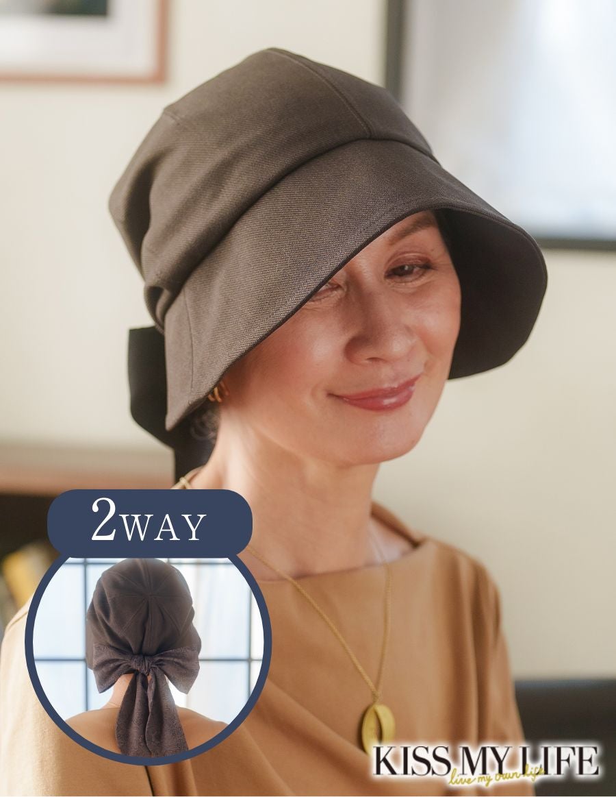 医療用帽子(ケア帽子) -Jean- つば付き2Way