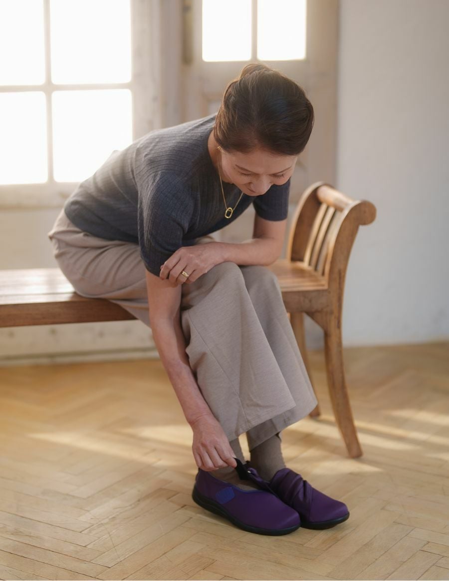 あゆみシューズ エレガントマジック【3E】 介護靴 室内用ケアシューズ