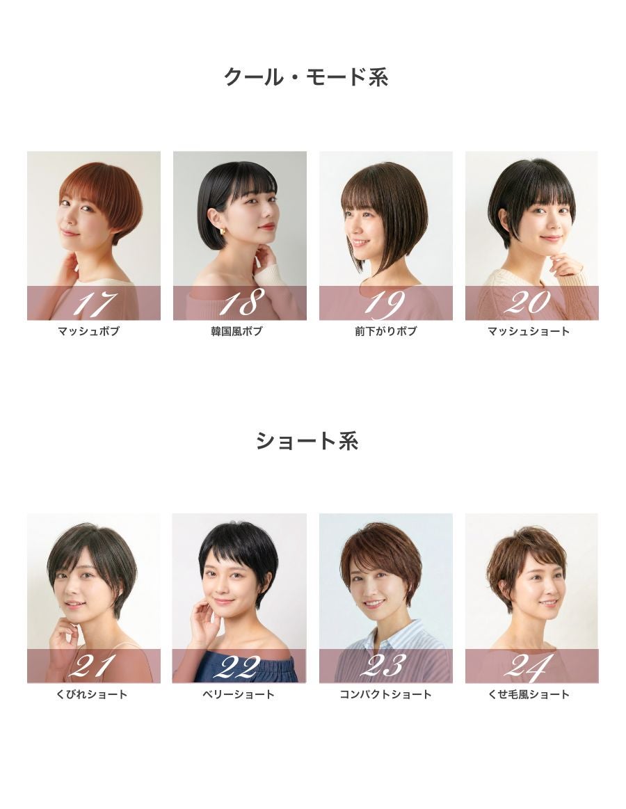 パーソナルフィットウィッグ　 似合わせウイッグ セット　ナチュラル系