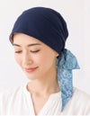  医療用帽子(ケア帽子) -Audrey LUXE- "10周年記念モデル" Bloom Paisley